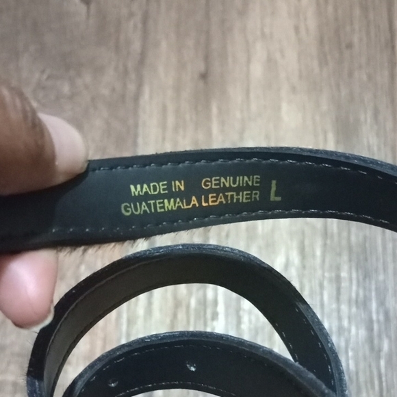 Leopard Print Women's Belt Genuine Leather Timeless - Picture 2 of 5